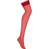 Dámské erotické punčochy Obsessive Silonky s 800 stockings červená