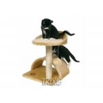 Škrábadlo Vitoria 50 cm jednopatrové s kruhovým odpočívadlem a tunelem – Hledejceny.cz