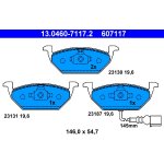 13.0460-7117.2 ATE Sada brzdových destiček, kotoučová brzda – Zboží Mobilmania