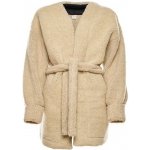 lnka dámský zavinovací vlněný kardigan přírodní – Sleviste.cz