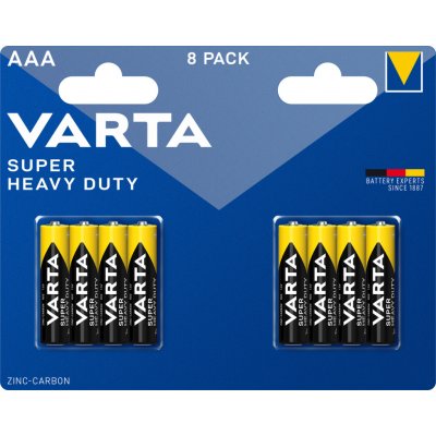 Varta Super Heavy Duty AAA 8ks 2003101418 – Zboží Mobilmania