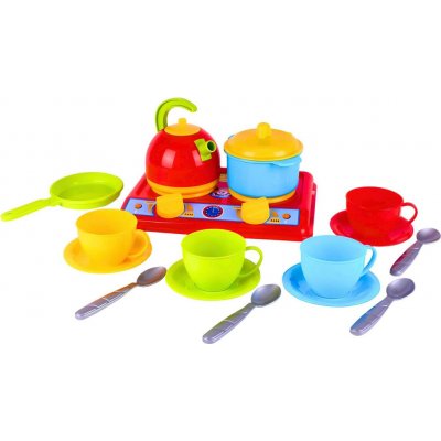 Mikro Trading kuchyňský sporák s nádobím v sáčku 11ks – Sleviste.cz