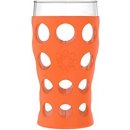 Lifefactory sklenice na nápoje 600ml orange 2ks