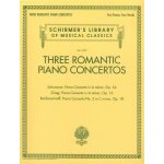 Three Romantic Piano Concertos Schumann Grieg Rachmaninov Schirmer's Library Of Musical Classics Vol. 2127 noty na čtyrruční klavír – Hledejceny.cz