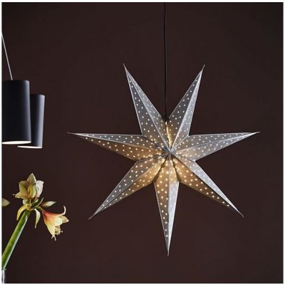 Markslöjd 705769 Vánoční dekorace GLITTER 1xE14 25W 230V pr. 45 cm stříbrná ML1077 – Hledejceny.cz