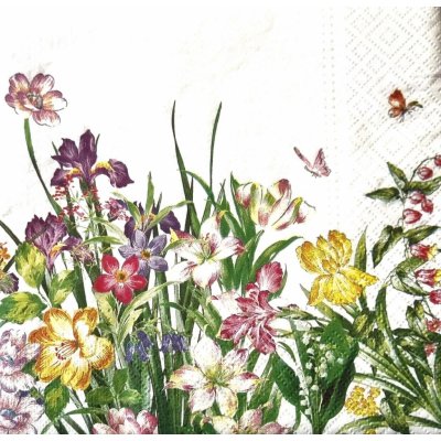 Ubrousek 33x33cm Květy – Hledejceny.cz