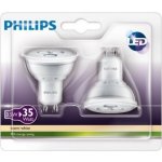 Philips LED žárovka GU10 3.5-35W 827 36D ND 230V 240Lm 2 ks – Hledejceny.cz