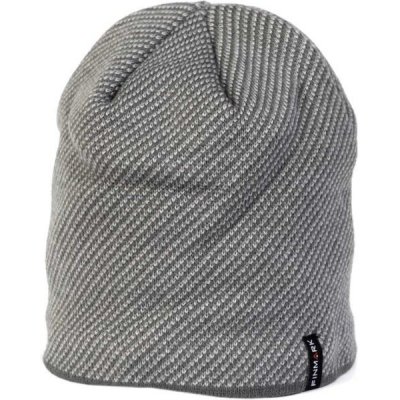 Finmark Pánská zimní pletená čepice šedá