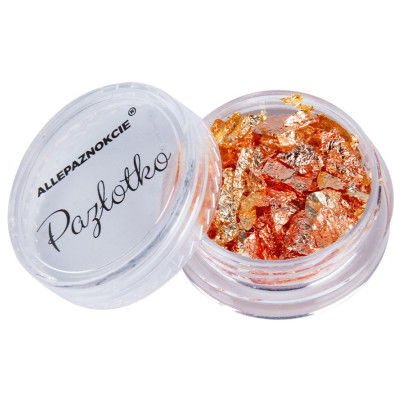 Pozlátko na nehty zlaté mix 07 3 ml – Zboží Mobilmania