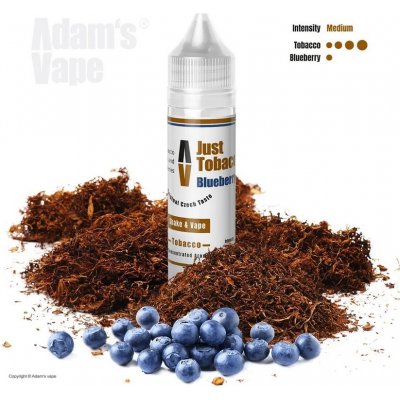 Adams vape Just Tobacco Blueberry Shake & Vape 12 ml – Zboží Dáma