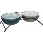 Trixie set keramických misek se stojánkem 2x0,3 l/12 cm – Zboží Dáma
