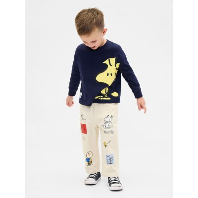 Baby kalhoty Pull On Barrel Gap & Peanuts Snoopy Béžová Béžová – Sleviste.cz