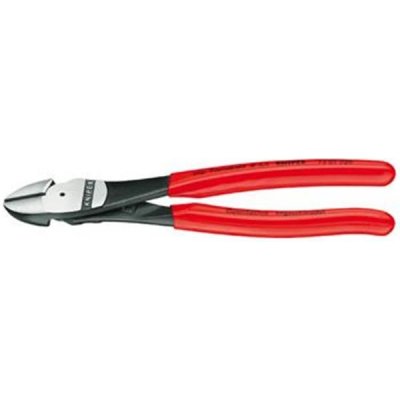 Knipex 74 01 180 - Kleště štípací boční 180mm silové, leštěné, rukojeti potažené plastem – Zbozi.Blesk.cz