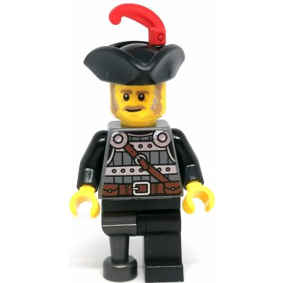 LEGO® LN1662 NOVÁ MINIFIGURKA PIRÁT S DŘEVĚNOU NOHOU A VELKÝM KLOBOUKEM