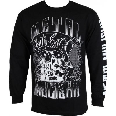 Metal Mulisha tričko street WOODCUT černá vícebarevná