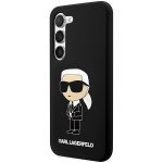 Pouzdro Karl Lagerfeld Liquid Silicone Ikonik NFT Samsung Galaxy S23 Plus, černé – Zboží Mobilmania
