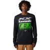 Pánské Tričko Fox X Kawi Ls Prem Tee Black