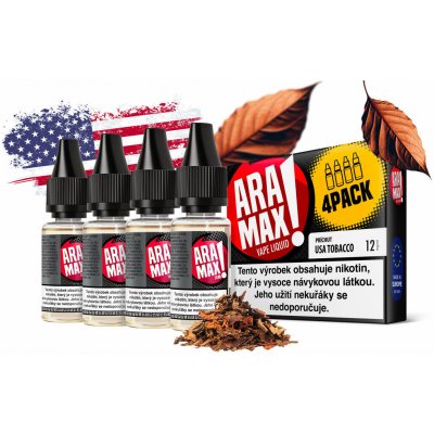 Aramax 4Pack USA Tobacco 10 ml 6 mg – Hledejceny.cz