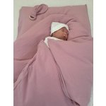 Pro útulný domov Péřová zavinovačka Sada 4v1 Mušelínová starorůžová – Zboží Dáma