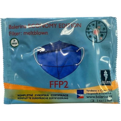 Balerina respirátor PFHM722 FFP2 NR Economy bílý – HobbyKompas.cz