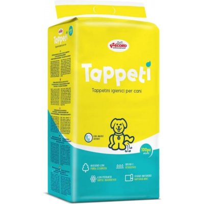 Record Hygienické podložky pro psy TAPPETI 60 x 90 cm 100 ks – Sleviste.cz