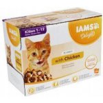 Iams Kitten delights chicken in gravy 1 kg – Zboží Dáma