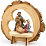 AMADEA Dřevěný betlém s figurkami, masivní dřevo, 15 cm, český výrobek – Hledejceny.cz