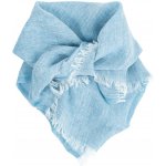 Hali lněný šátek modrý rain – Zboží Dáma