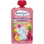 Babydream BIO broskev, jablko, banán a malina 100 g – Zboží Mobilmania