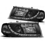 Přední světlomety, světla, lampy Škoda Octavia 1, 2001-2008, LED Daylight, černé – Sleviste.cz