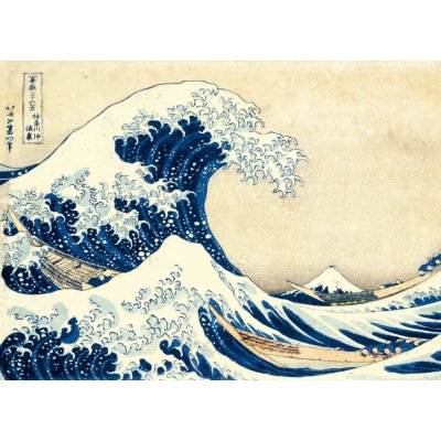 Clementoni Hokusai Velká vlna u Kanagawy 1000 dílků – Zboží Mobilmania