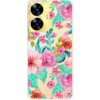 Pouzdro a kryt na mobilní telefon Realme Pouzdro iSaprio - Flower Pattern 01 - Realme C55