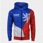 SWEEP mikina ULTIMATE GYM CR zip Trikolora – Sleviste.cz