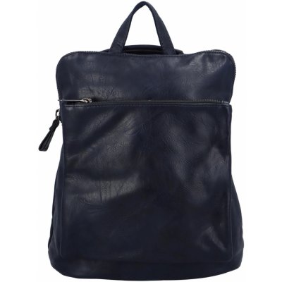 Praktický dámský koženkový kabelko/batůžek Reyes modrá – Zboží Mobilmania