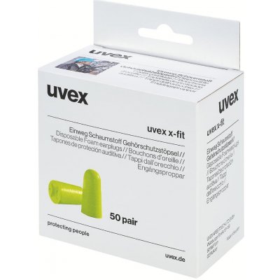 uvex x-fit Špunty do uší, SNR: 37dB 50 párů – Zboží Dáma