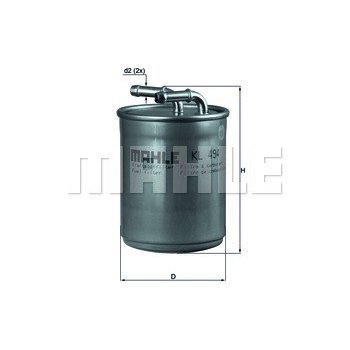 Palivový filtr MAHLE ORIGINAL KL 494 (KL494)