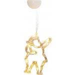 ACA DECOR LED Vánoční santa do okna teplá bílá barva IP20 3xAAA přísavka – Hledejceny.cz