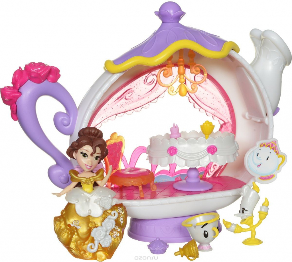 Hasbro DPR Disney princezny Mini hrací set s panenkou Bella