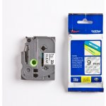 Páska Brother TZE-121, 9mm, průsvitná/černá, laminovaná, délka 8m – Zboží Živě