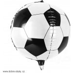 PartyDeco Fotbalový míč 40 cm fóliový balónek – Hledejceny.cz