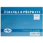 MSK 325 Žádanka o přepravu A6 – Zboží Živě