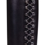 QHP elastické glitter pár black/silver – Sleviste.cz