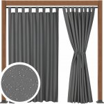 Terasová Závěs Tess šedá voděodolná 155x220 cm – Hledejceny.cz