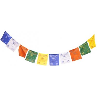 Tibetské modlitební vlaječky Wishes Prayer 20 x 24 cm 10ks – Zboží Dáma