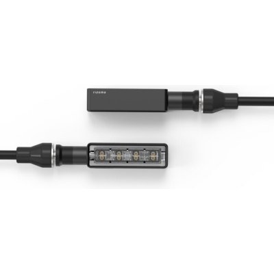 Rizoma TS140B sekvenční LED blinkry Layer homologované černé (2ks) | Zboží Auto