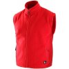Pánská vesta CXS Utah červená fleecová vesta