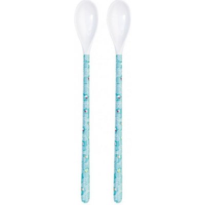 Saro Baby lžičky Ultra Long 2 ks Blue – Zboží Dáma