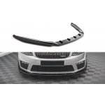 SKODA Tuning Škoda Octavia Mk3 RS Lipo spoiler pod nárazník 2013–2017 – Černý lesk