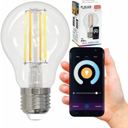 Polux LED žárovka LED E27 A60 7W 806lm 2700K-6500K 320° Filament GOLDLUX Smart WiFi TUYA