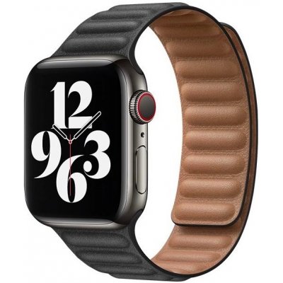 COTEetCI Double Suction kožený pásek pro Apple Watch 38 / 40mm černá - WH5292-BK – Zboží Mobilmania